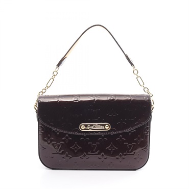 LOUIS VUITTON Rodeo drive Shoulder Bag M93598 Vernis leather Amarrant Used