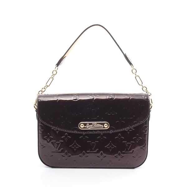 LOUIS VUITTON Rodeo drive Shoulder Bag M93598 Vernis leather Amarrant Used