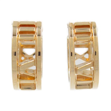 TIFFANY＆CO Atlas Pierced earrings K18 Rose Gold Used