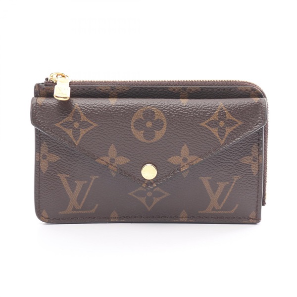 LOUIS VUITTON Porte Cartes Recto Verso coin purse M69431 Monogram Black Brown