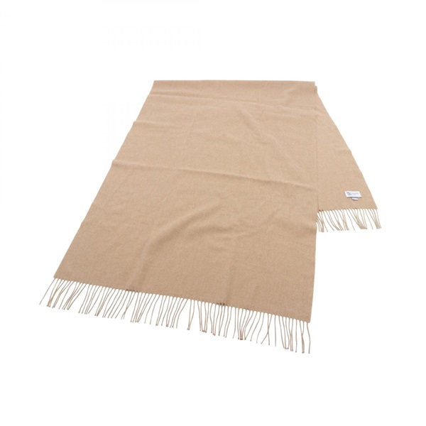 JOHNSTONS Natural Undyed Stole wrap scarf cashmere Beige Used