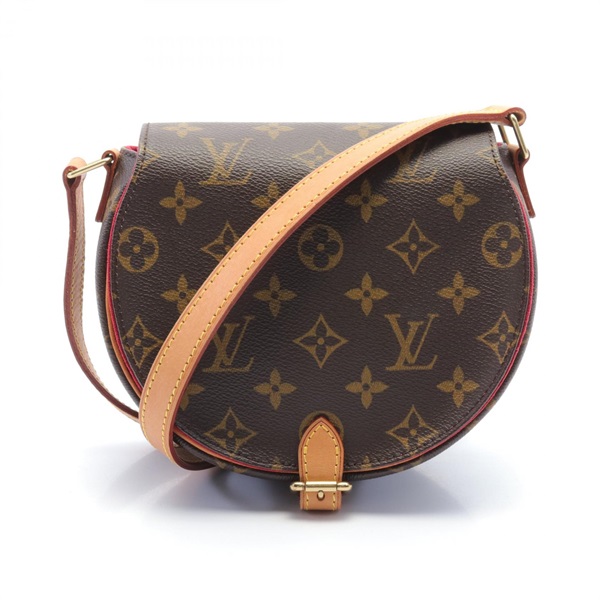 LOUIS VUITTON Tamburan Shoulder Bag M51179 Monogram canvas Brown Used Women LV