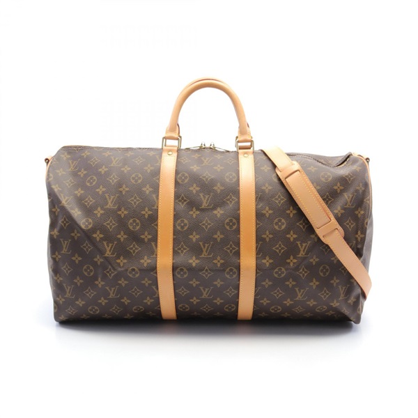 LOUIS VUITTON Keepall Bandouliere 55 Boston Travel Bag Luggage M41414 Monogram