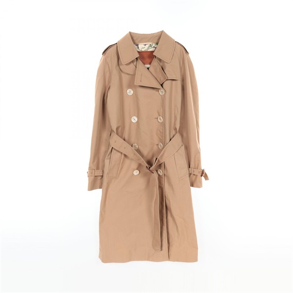 GUCCI Trench coat 405811 cotton Brown Used Women #38