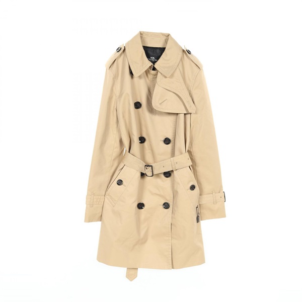 COACH Trench coat SP size short double-breasted F33868 Cotton Polyester Beige