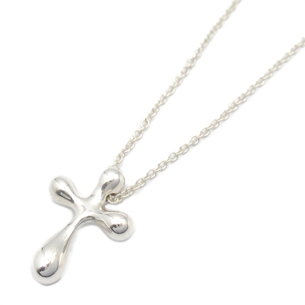 TIFFANY＆CO Cross Necklace Pendant Silver 925 Used