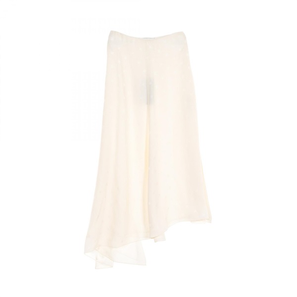 FENDI skirt FQ7235 silk Beige Used Women #36