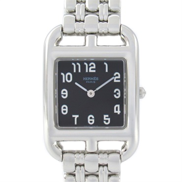 HERMES Cape Cod Wrist Watch CC1.210 Quartz Stainless Steel Used Women