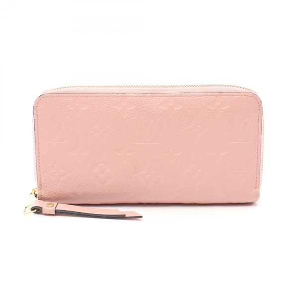 LOUIS VUITTON Zippy long wallet M64090 Monogram empreinte Rose poodle Used Women