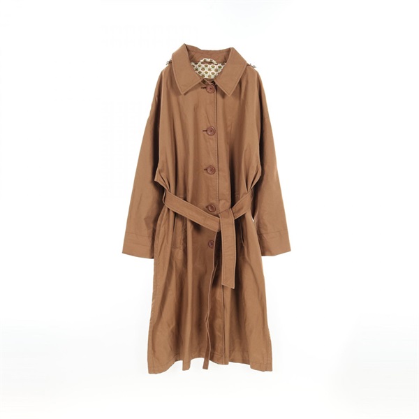 Herno Trench coat IM000151D cotton Brown Used Women #42