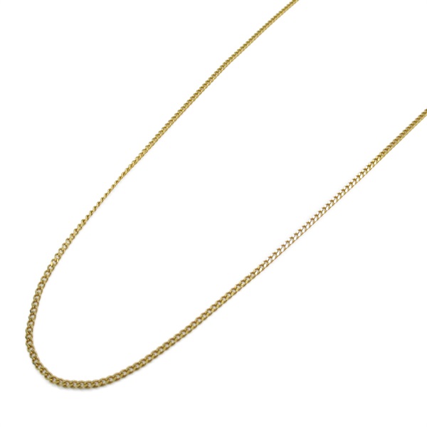 CELINE Separable Long Chain Necklace Gold Plated Used women