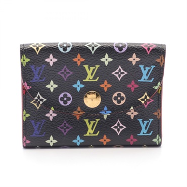 LOUIS VUITTON Envelope Cult de Visit Card Case M66561 Monogram Multicolore Used