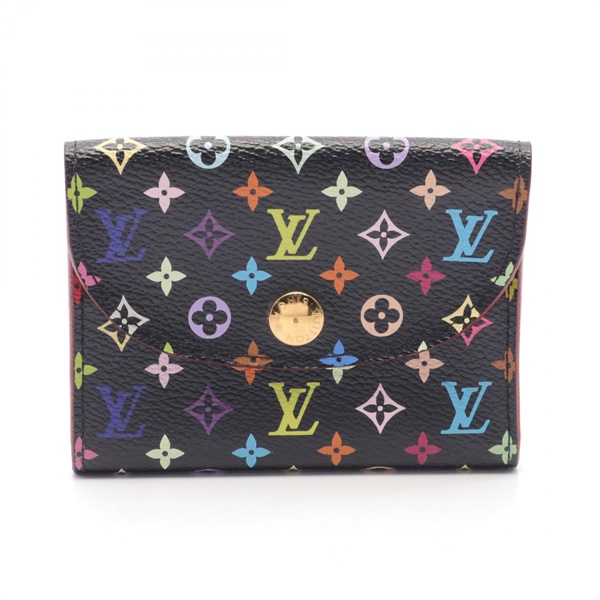 LOUIS VUITTON Envelope Cult de Visit Card Case M66561 Monogram Multicolore Used