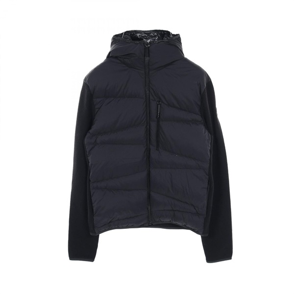 MONCLER Down jacket M size 9B00010 wool Nylon Black Used