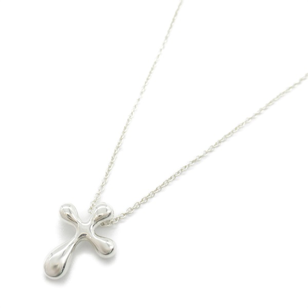 TIFFANY＆CO Cross Necklace Pendant Silver925 Used women