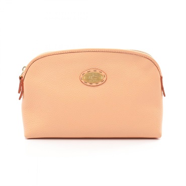 FENDI Selleria Pouch mini bag 8N0071 leather Pink Used Women