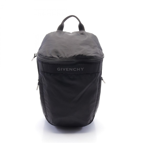 GIVENCHY G-Trek Rucksack Backpack day bag Nylon canvas Black Used