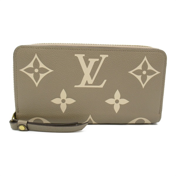 LOUIS VUITTON Zippy Wallet Around long wallet M69794 leather Tourterelle Cream