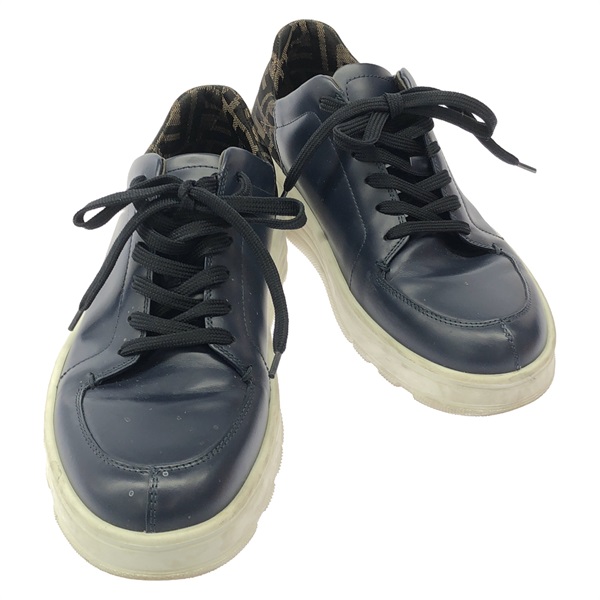 FENDI Sneakers shoes leather Navy Used Women size 7