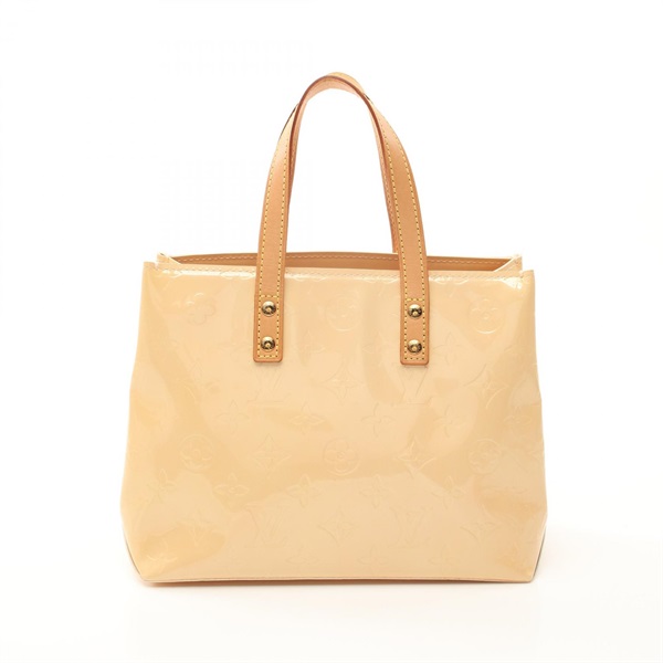 LOUIS VUITTON Lead PM Hand bag M91306 Vernis leather Marshmallow pink Used