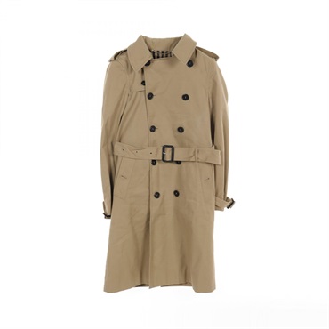 SAINT LAURENT PARIS Trench coat #34 374896 Polyester Cotton Beige Used