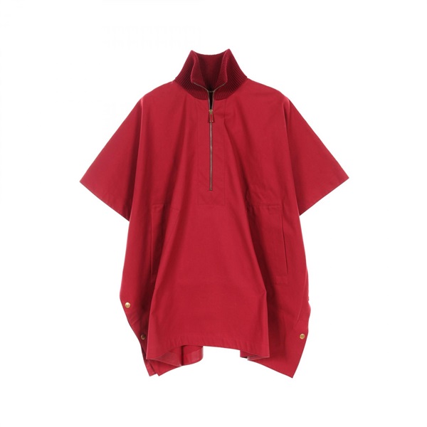 Salvatore Ferragamo poncho S size coat 13 K440 cotton Red Used