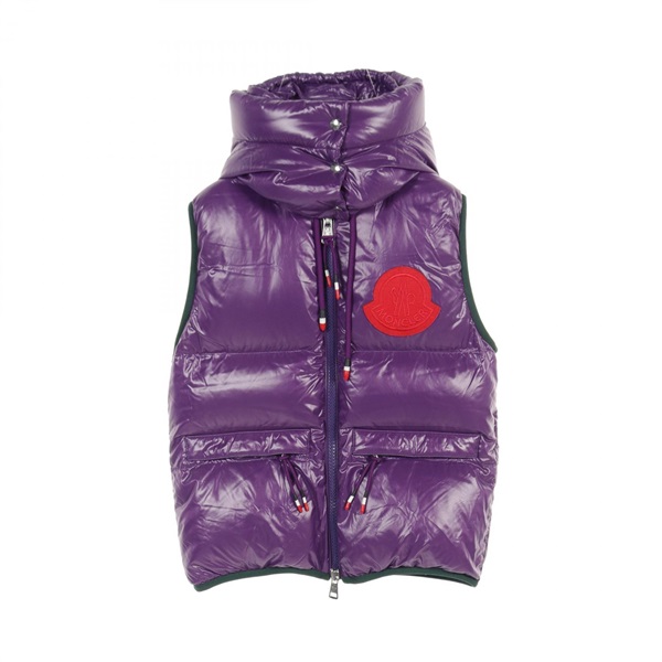 MONCLER GENIUS 2 1952 LORENT Down vest 4832385 Nylon Purple Used mens #0