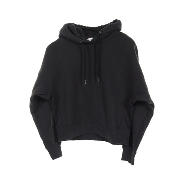 MONCLER Hoodie 8G00029 809LC cotton Black Silver Used Women #XS