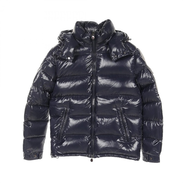 MONCLER MAYA Down jacket 4036605 Nylon Navy Used mens size 1