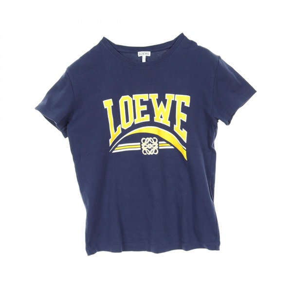 LOEWE T-shirt Tops S359Y22X30 cotton Navy Used Women size XS