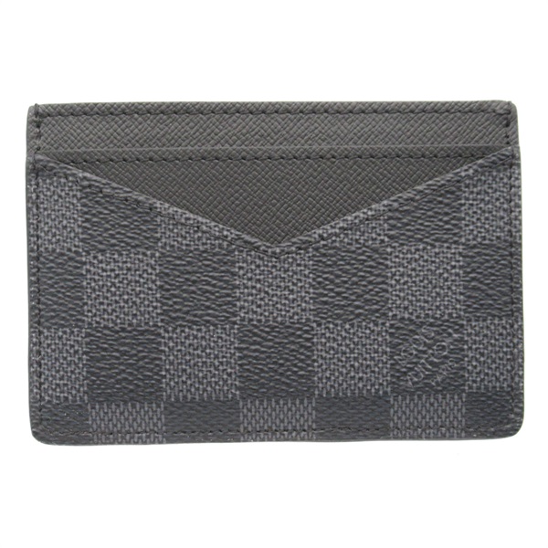 LOUIS VUITTON Neo Porte Cartes Card Case holder N62666 Damier graphit Black Used