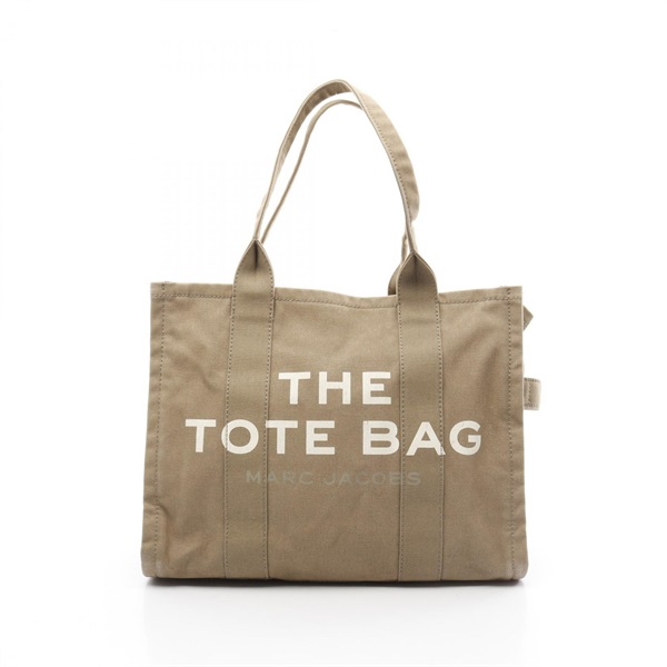 MARC JACOBS THE Hand Tote Bag M0016156 canvas Beige Used Women logo