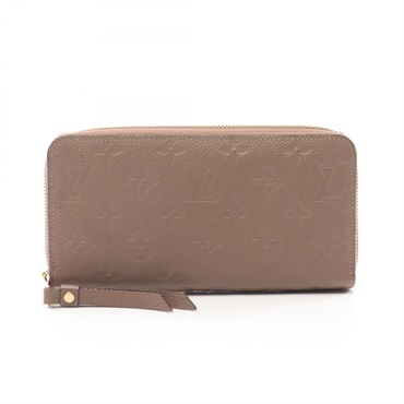 LOUIS VUITTON Zippy Around long wallet M69034 Monogram leather Beige Used Women