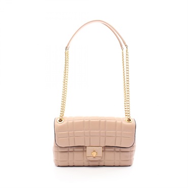Kate Spade Quilted Medium Convertible Shoulder Bag K9010 leather Beige Used GHW