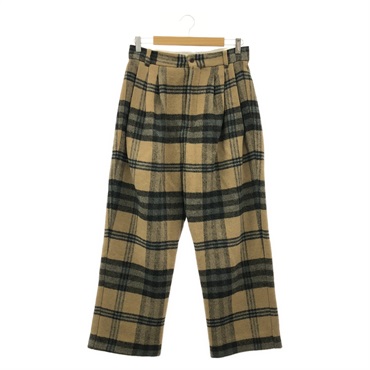 HED MAYNER Check Pants wool Beige Used Women size S