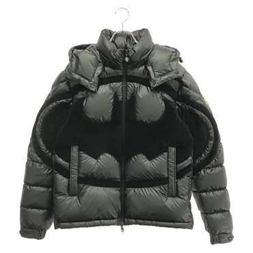 MONCLER Down jacket with Hood polyester Black #1 Used Women