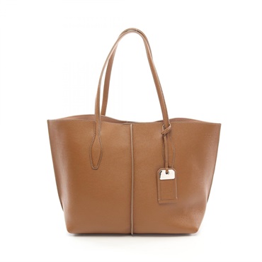 TOD'S JOY Hand Shoulder Tote Bag leather Brown Used Women