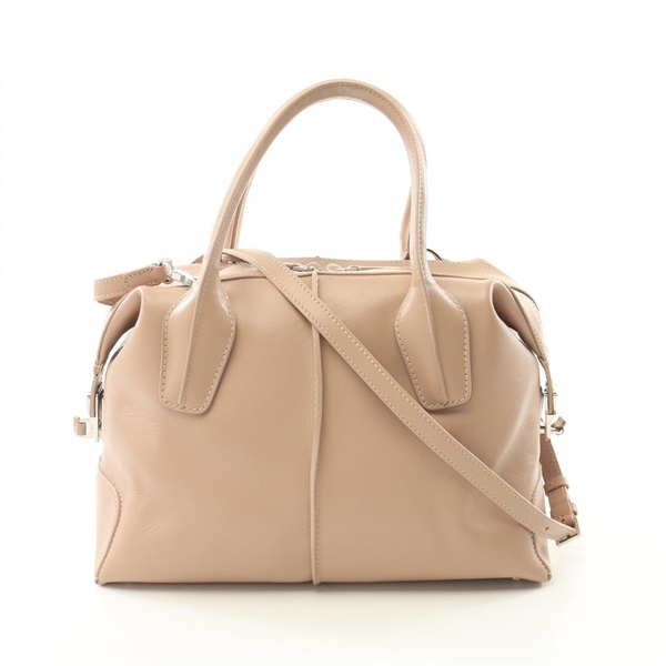 TOD'S D-STYLING 2way Shoulder Handbag leather Pink Used Women crossbody