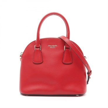 Kate Spade Sylvia 2way shoulder Handbag PXRUA277 leather Red Used crossbody