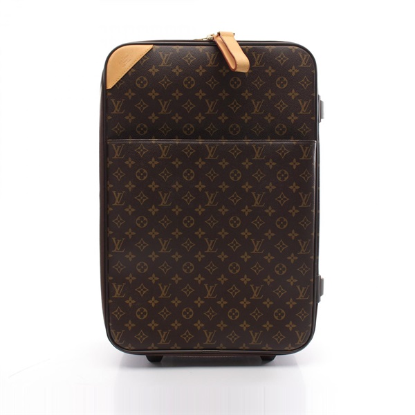 LOUIS VUITTON Pegase 55 Travel Bag suitcase M23294 Monogram canvas leather Used