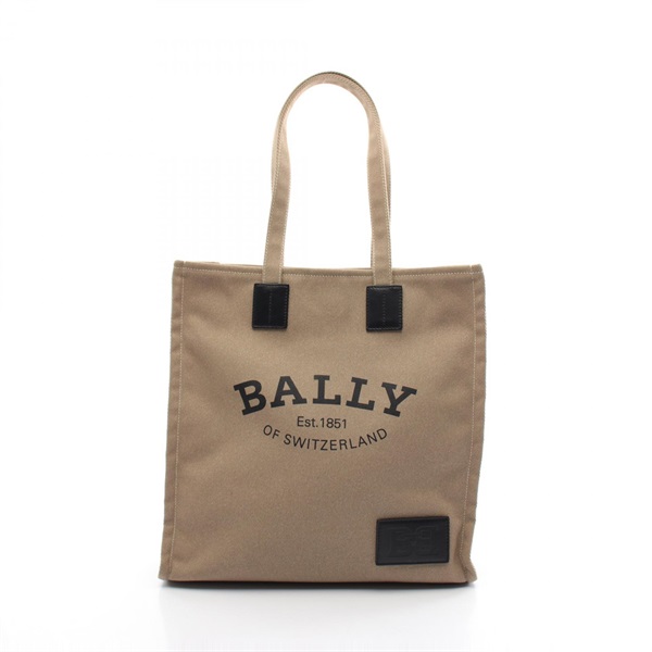 BALLY CRYSTALIA.ST Tote Bag canvas Green Used Women logo