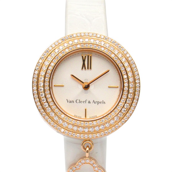 Van Cleef & Arpels charm Wrist Watch VCARO29700 Quartz 18KPG Gold Used Women