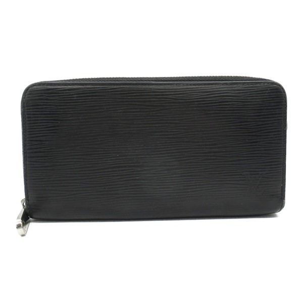 LOUIS VUITTON Zippy Around long wallet Purse M60072 Epi leather Black Used LV