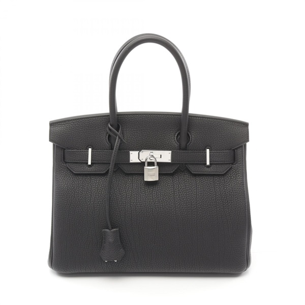 HERMES Birkin 30 Hand bag B Togo leather Black Used SHW