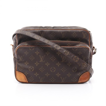 LOUIS VUITTON Nile crossbody Shoulder Bag M45244 Monogram Brown Used Women LV