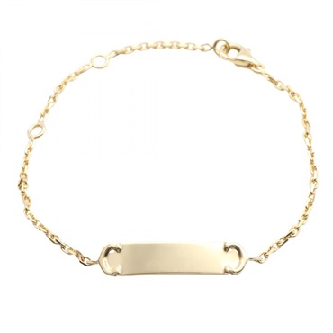 CARTIER 2C Bracelet 18KYG Yellow Gold Used Women 16.5cm