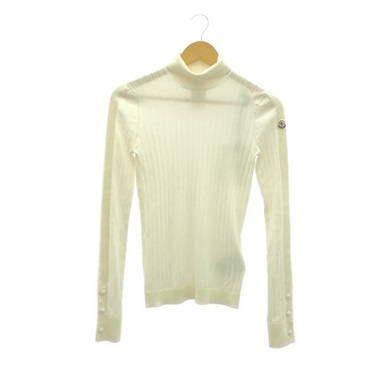 MONCLER sweater long sleeve 9F00004 cotton White Women #S