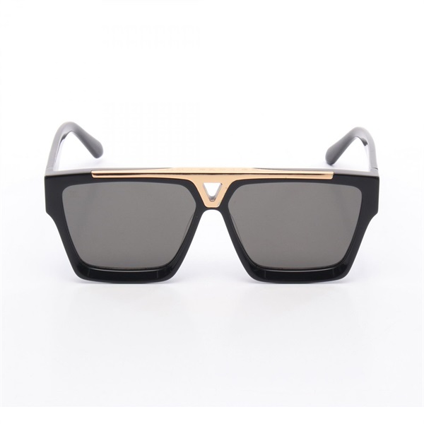 LOUIS VUITTON 1.1 Evidence sunglasses Z1502E Plastic Gold Plated Black Used  LV