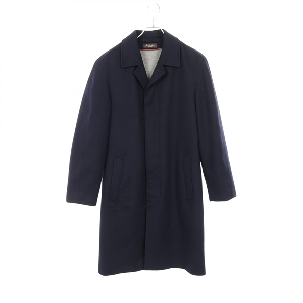 Loro Piana Baby Cashmere Stainless Collar coat FAE5634 cashmere Navy #XS Mens