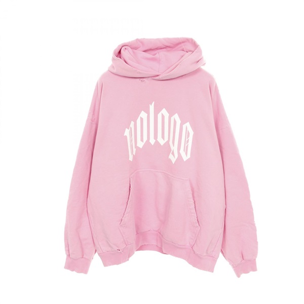 BALENCIAGA Hoodie /Hooded Sweatshirt cotton Pink White Size L Used mens